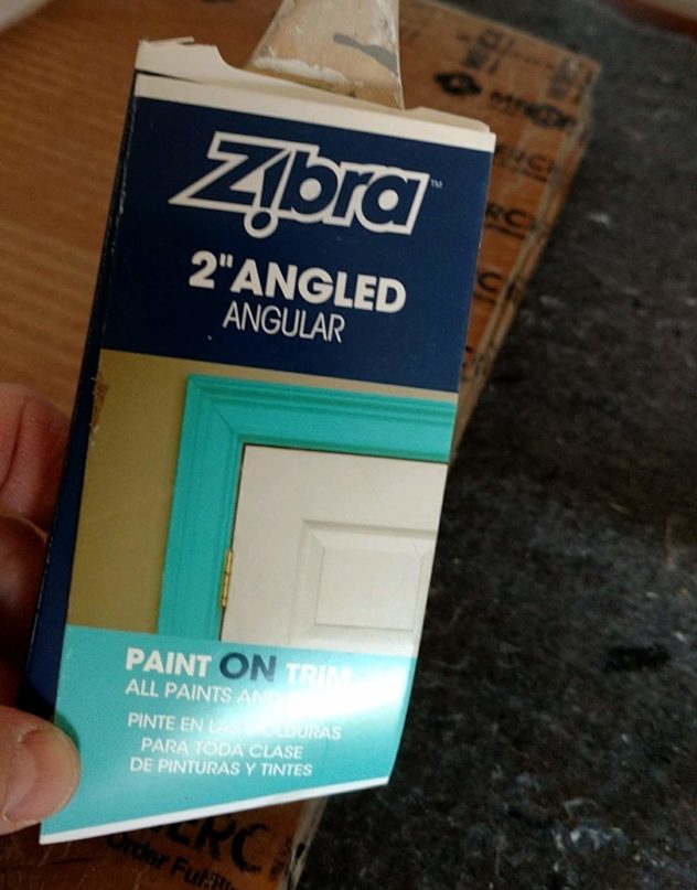 Zibra paint brush I used for my project