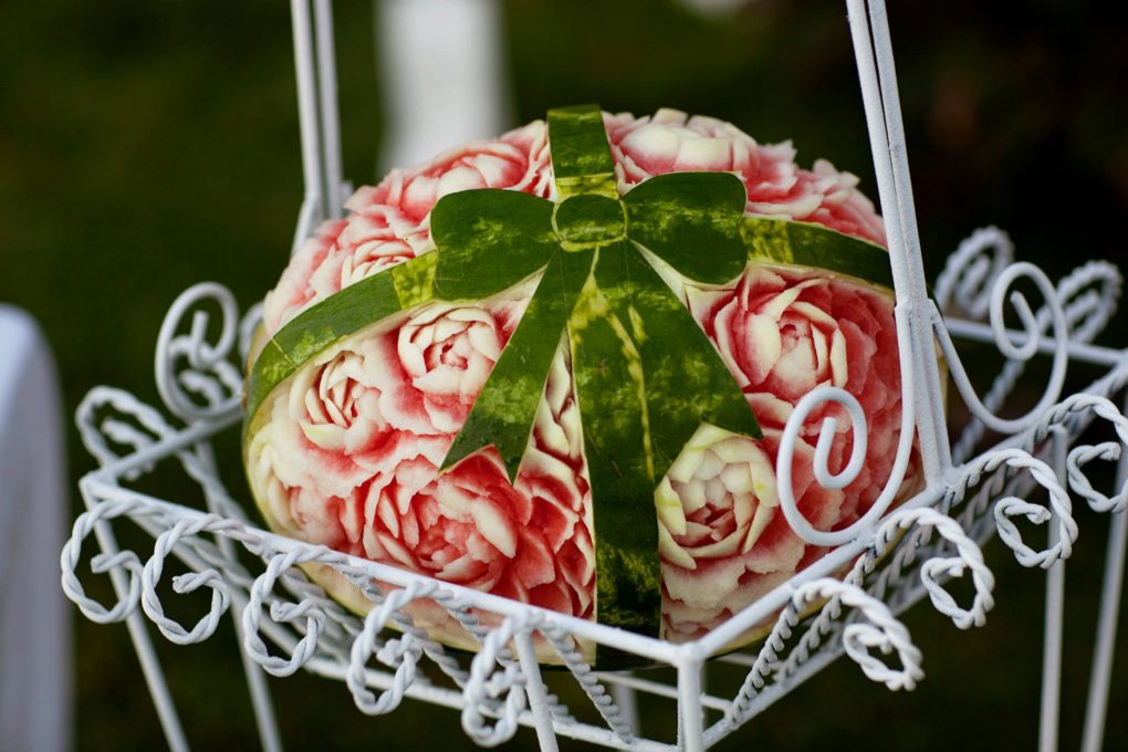 watermelon wedding cake bow wedding food ideas