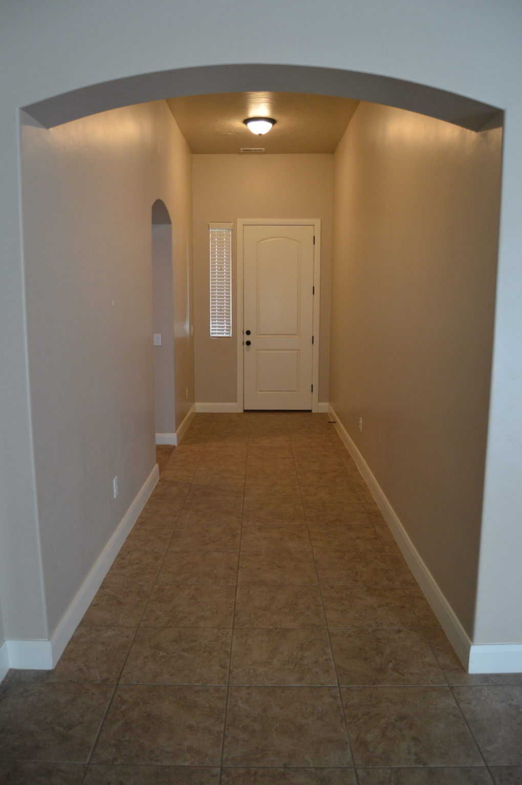 Before picture of hallway entry.