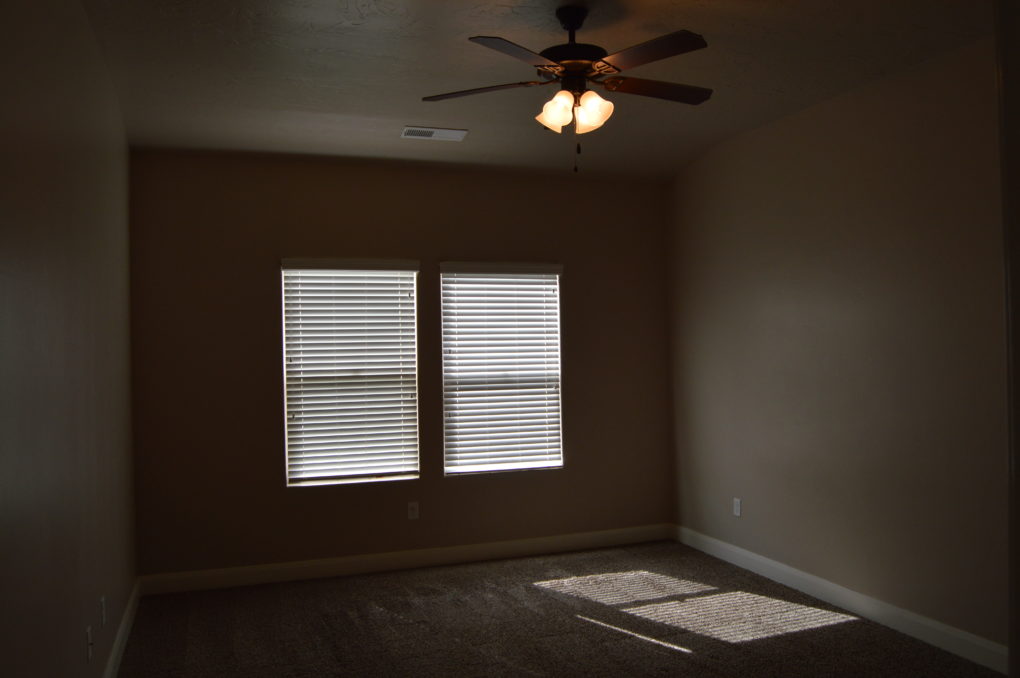 Our new house in St George, Utah. The master bedroom.