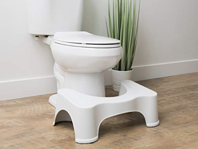 #9- squatty potty or toilet stool. List of 12 household things every mom needs. Gift ideas for mom. What a new mom needs.