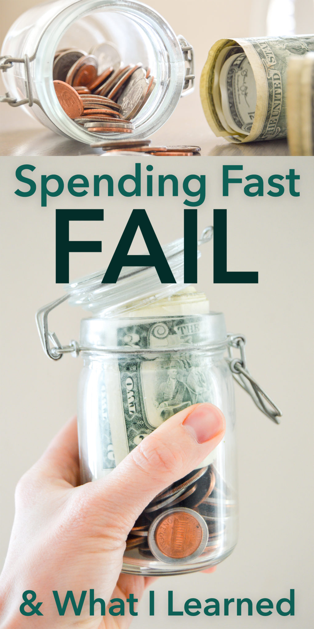 Lessons learned from our month long spending fast. What we bought and how we failed. Why budgeting is good but not spending money is stupid. Budgeting, fiscal fast, and money management. Family finance tips.