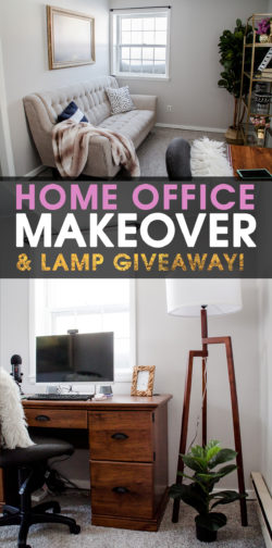 Home Office Makeover & Brightech Mia Lamp Giveaway!