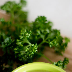 Easy Hummus Dip Recipe parsley