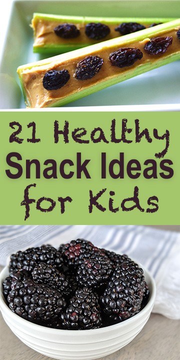Healthy snack ideas for kids (and adults). This list has a variety of snacks that are yummy and healthy for kids and easy and simple for adults to make. Snack ideas like ants on a log, banana popsicles, chips and salsa, and more that make great toddler or after school snacks.