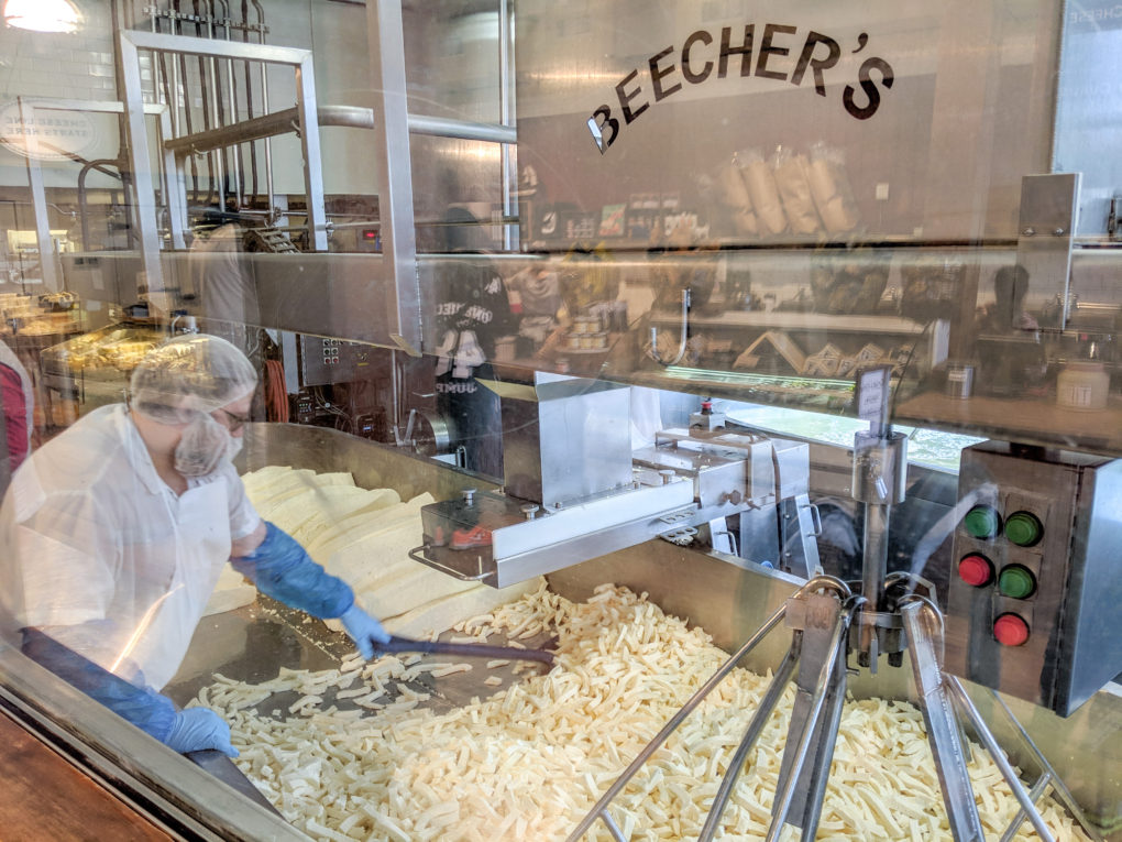 Beecher's cheese making - How to visit Seattle with kids on a 3 day trip. Fun activities to do and where to eat.