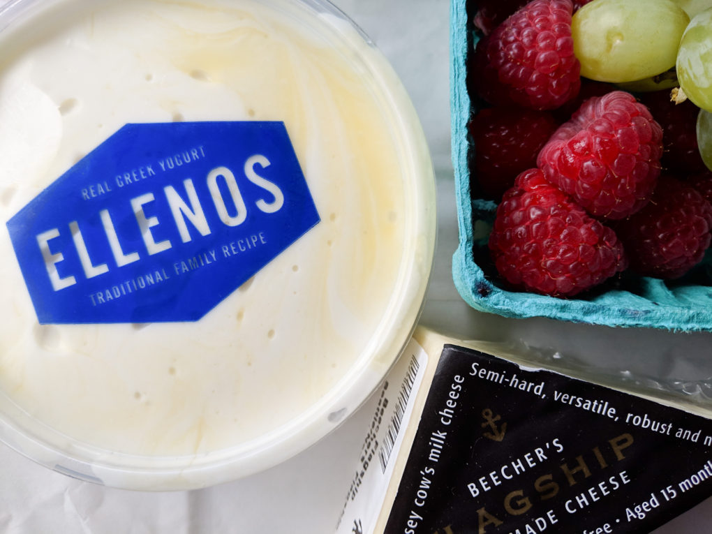 Ellenos greek yogurt at Pike Place Market - How to visit Seattle with kids on a 3 day trip. Fun activities to do and where to eat.