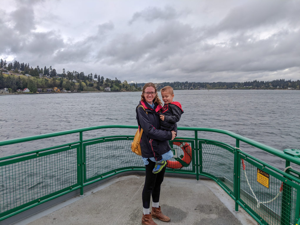 Ferry ride to Bainbridge - How to visit Seattle with kids on a 3 day trip. Fun activities to do.