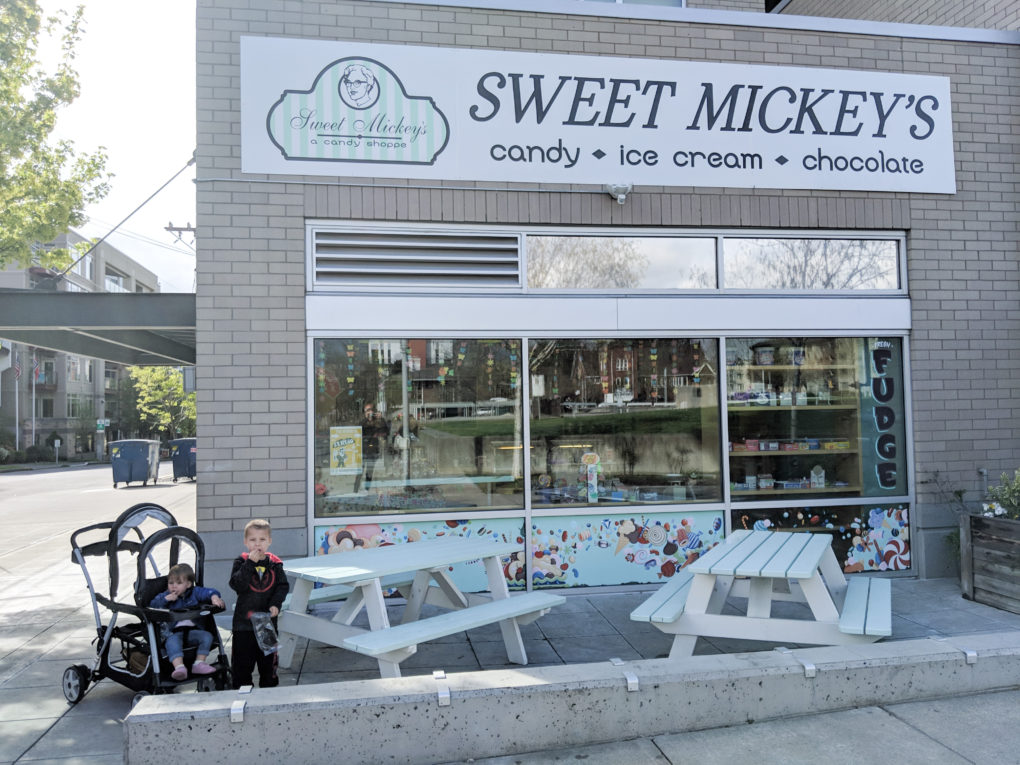 Sweet Mickey's in Ballard - How to visit Seattle with kids on a 3 day trip. Fun activities to do and where to eat.