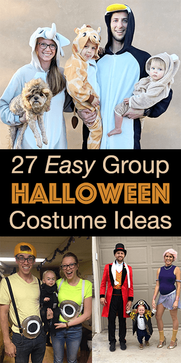 Easy Family Group Halloween Costume Ideas - The DIY Lighthouse