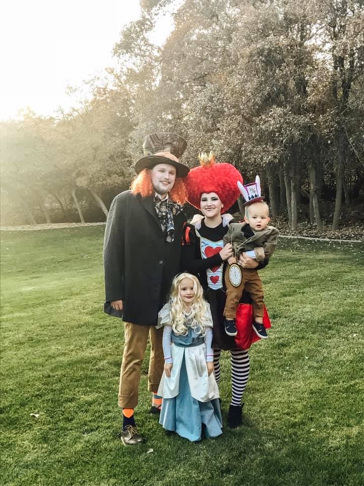 Tim Burton Alice in Wonderland. Group Halloween costume ideas for your big or small group of family or friends. Creative themed costumes that are easy to DIY or buy last minute.
