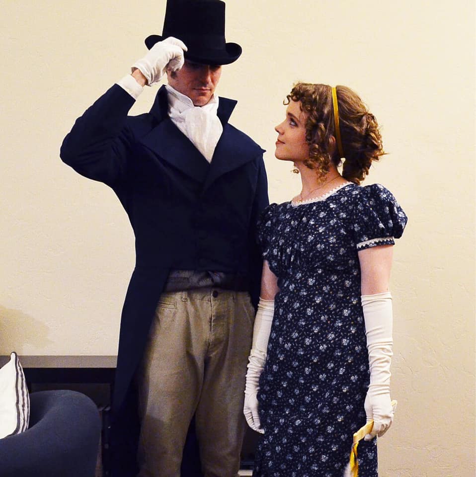 Jane Austen Lizzy and Mr Darcy. Couple Halloween costume ideas for you and your spouse or significant other. Cute and easy Halloween costumes for couples you can DIY or buy.