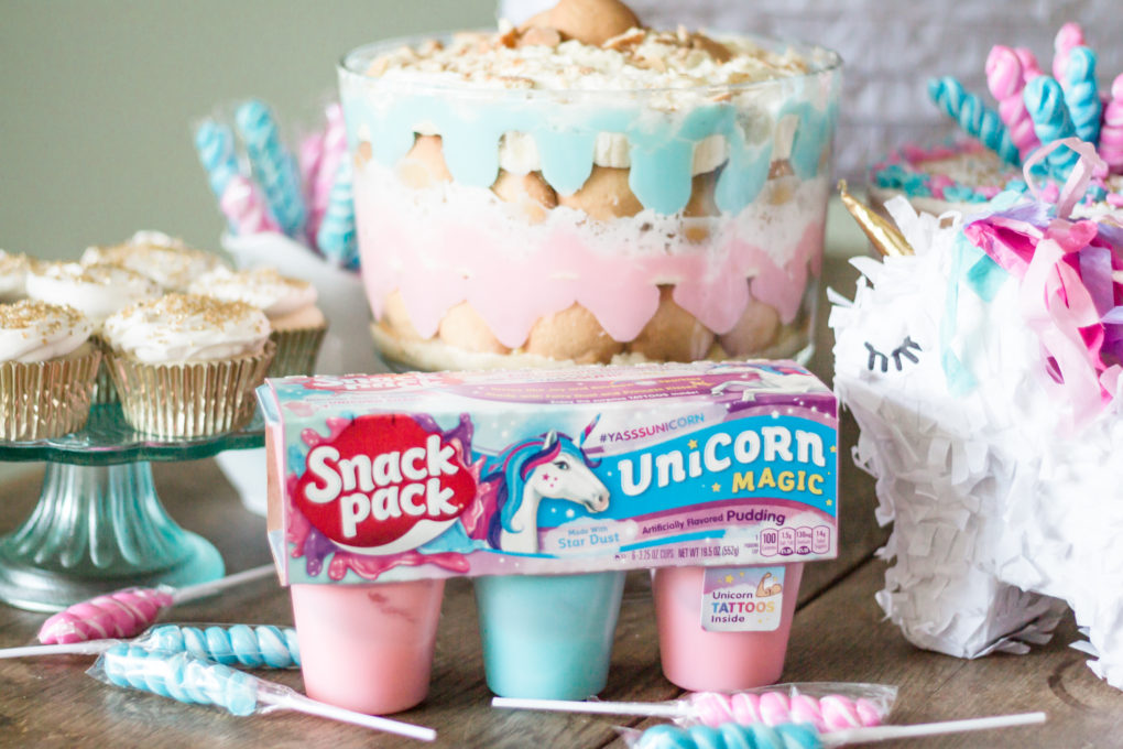 Magical Unicorn Birthday Party snack pack