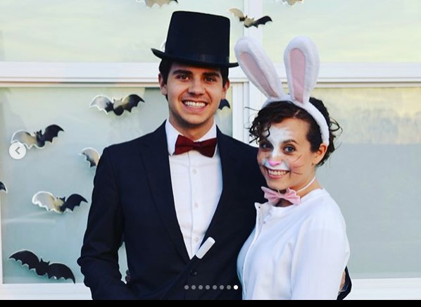 Magician and White Rabbit. Couple Halloween costume ideas for you and your spouse or significant other. Cute and easy Halloween costumes for couples you can DIY or buy.