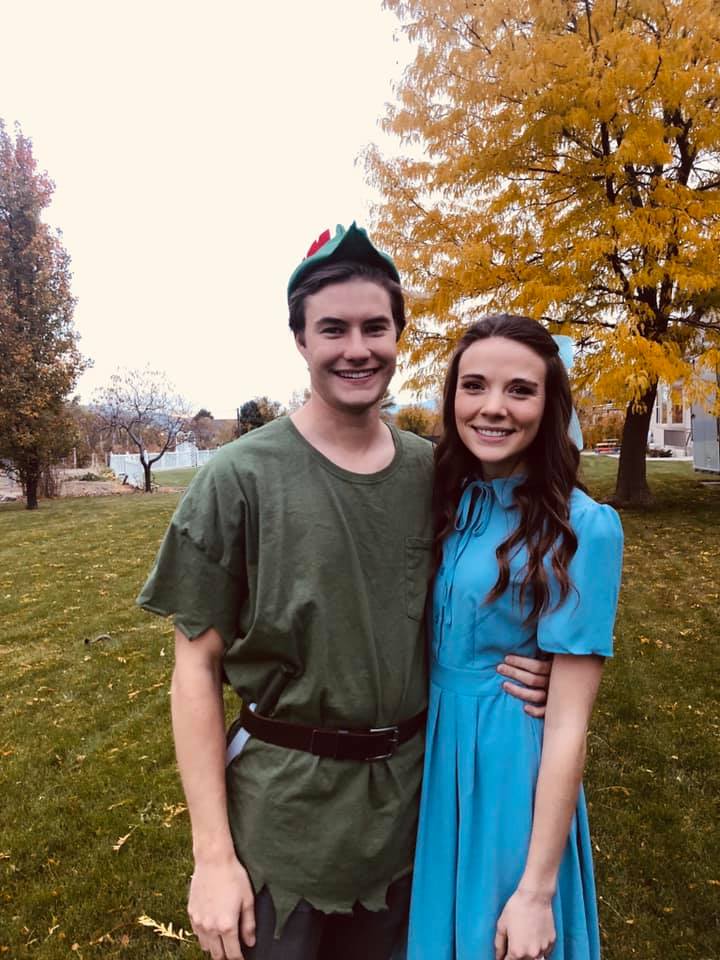 Peter Pan and Wendy. Couple Halloween costume ideas for you and your spouse or significant other. Cute and easy Halloween costumes for couples you can DIY or buy.