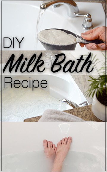 Easy DIY milk bath mix recipe. Use these simple ingredients and directions for your next relaxing bath, baby photoshoot, or maternity pictures.