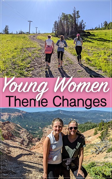 A new Young Women theme for the Church of Jesus Christ of Latter-day Saints announced to replace the old theme. Here are ten changes and differences.