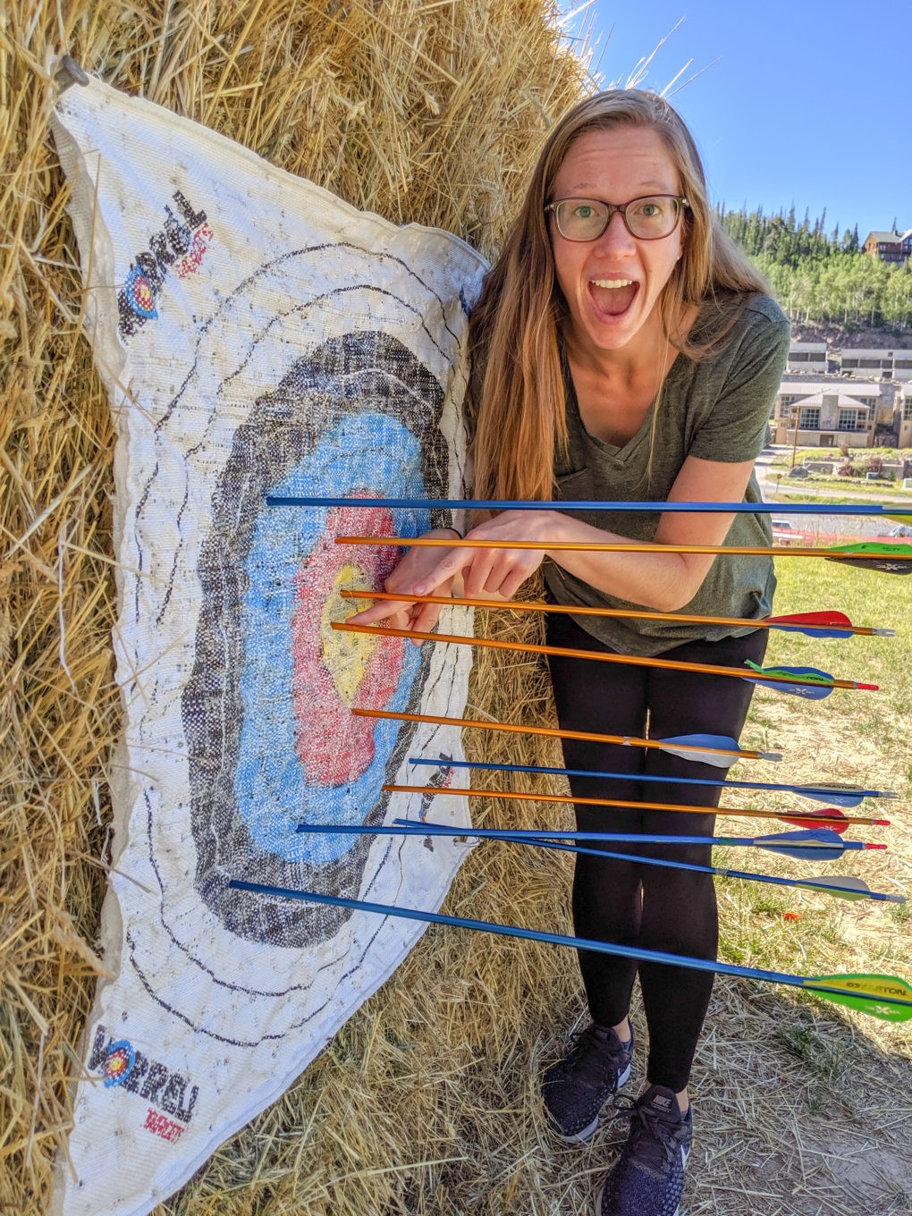 Archery. Activities for a DIY women's wellness retreat on a budget.