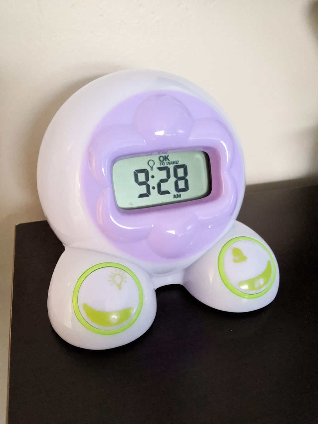 OK to wake clock for helping your kids not wake up too early.